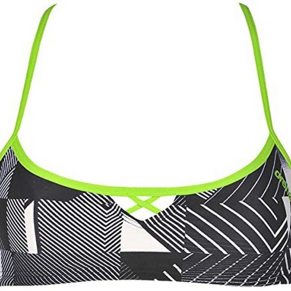 Arena Other - NWT Rulebreaker Bandeau Be Bikini Top Black Mult